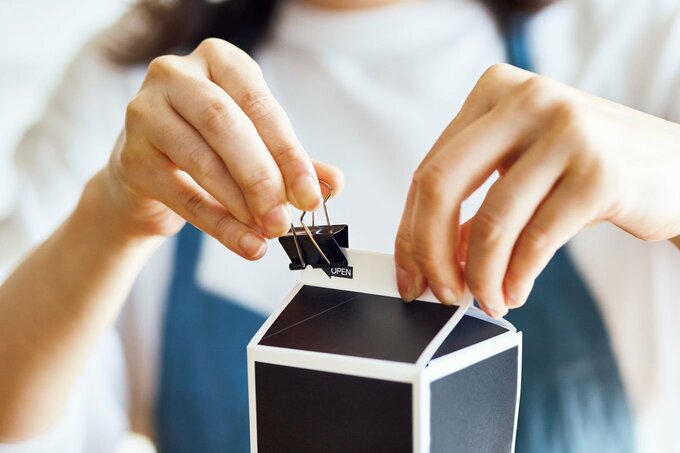 カバーにクリップ画像