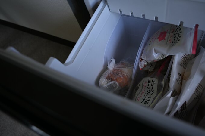 生ゴミの冷凍庫保管