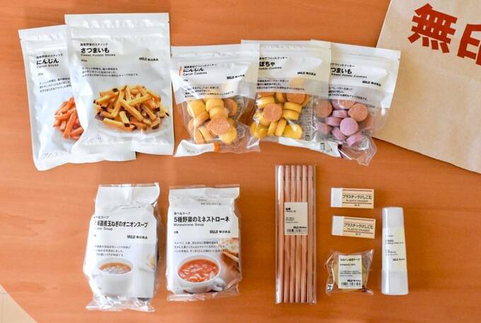 無印のアイテム