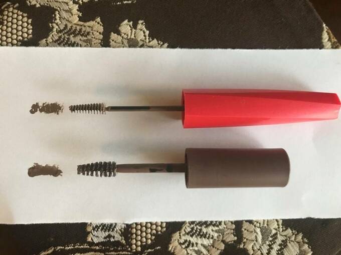 アイブロウカラーの先