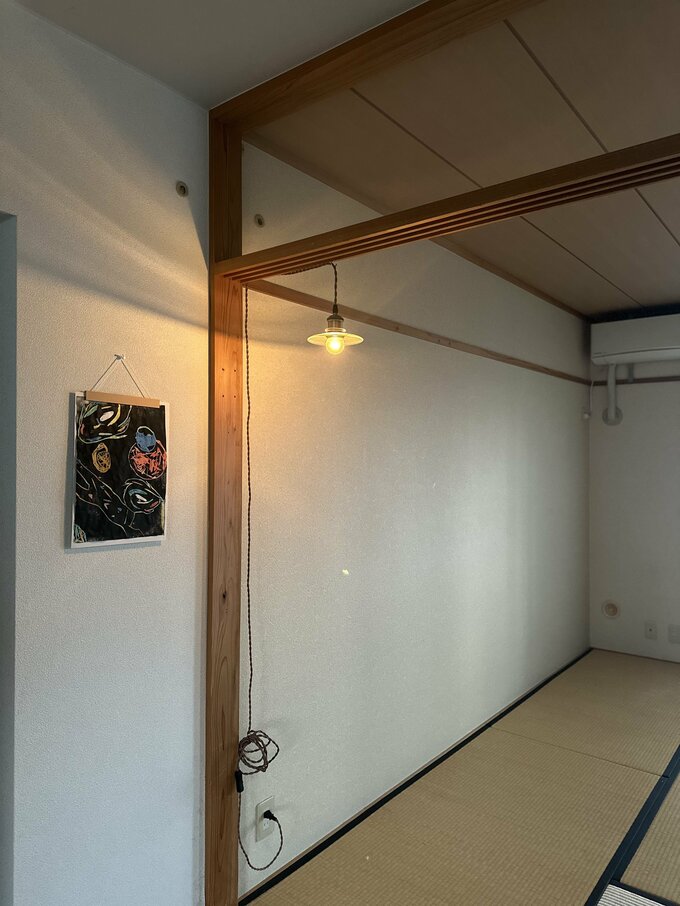 団地の部屋と照明