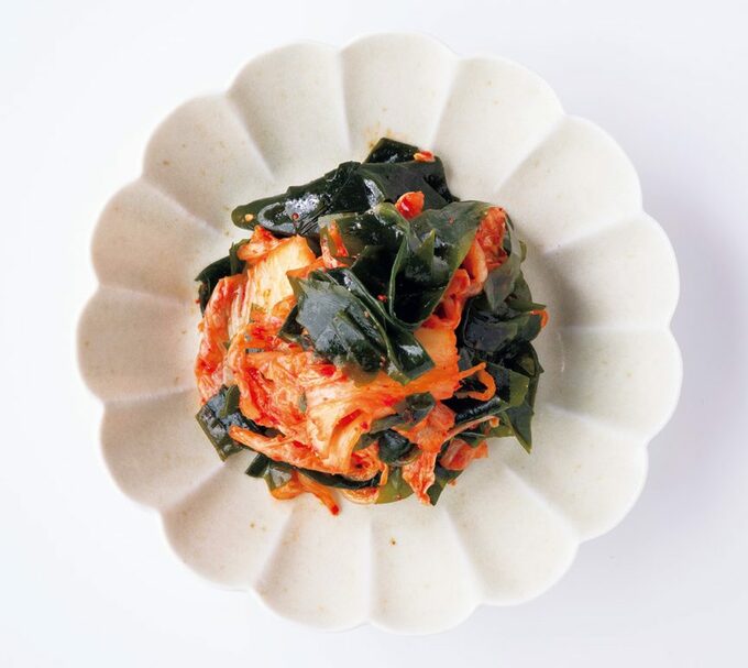 キムチとワカメのナムル