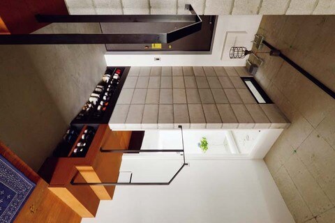 玄関の両脇にある階段