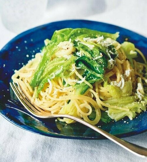 春キャベツとしらすのパスタ