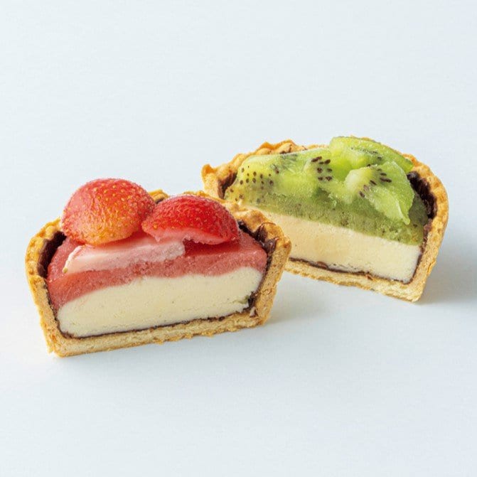 タルトアイスの断面