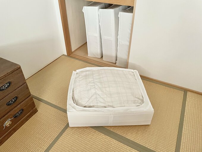 IKEAのSKUBBを使って寝具の管理をラクに