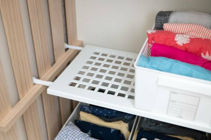 家の壁をキズつけずに、収納倍増させたい