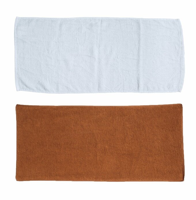 フェイスタオルとマイクロファイバークロス