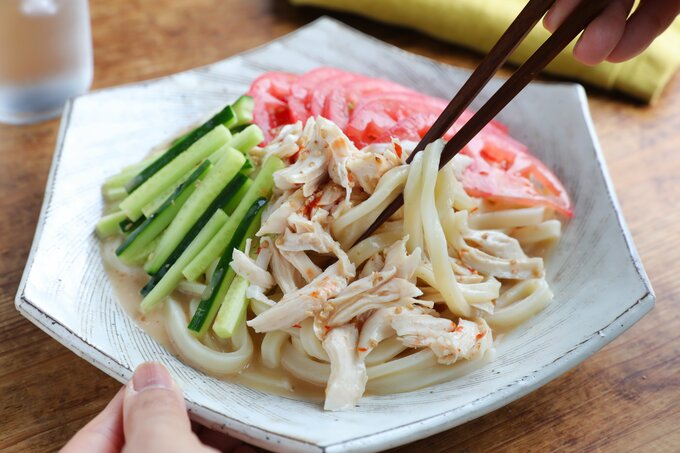 バンバンジーうどん