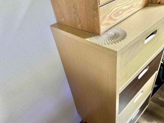 レターパックを取りつける棚