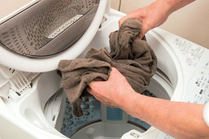 軽く絞って30秒脱水する