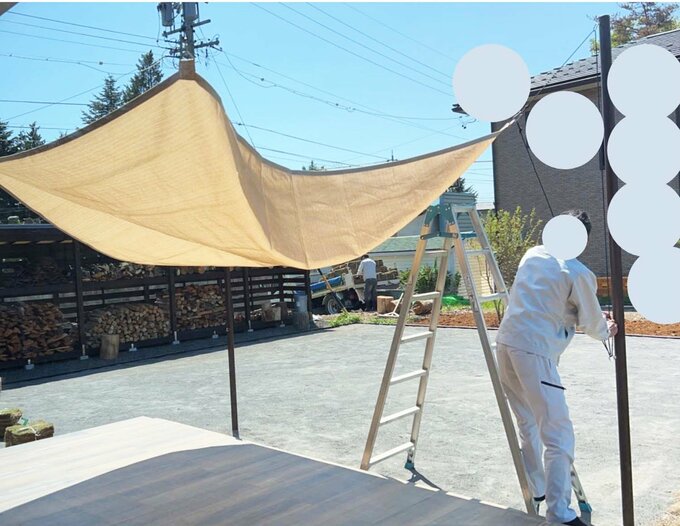 シェードの取りつけ