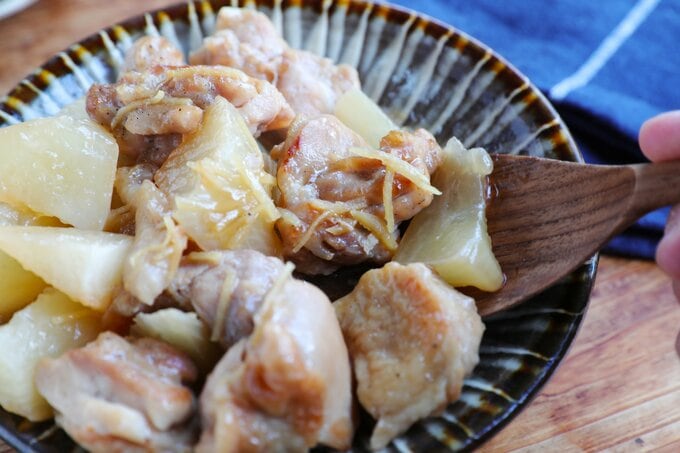 お皿に盛りつける