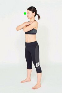 視線は前方のまま