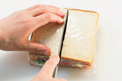 サンドイッチの切り方！具がきれいに見えて、パンもふんわり仕上がる