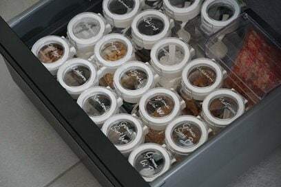 飽きずに続く収納ラベリング。あの「マッキー」で見た目もおしゃれに