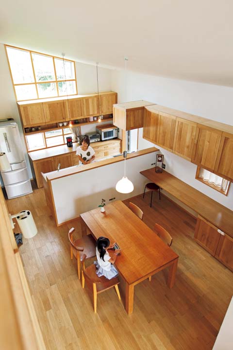 キッチン見下ろし