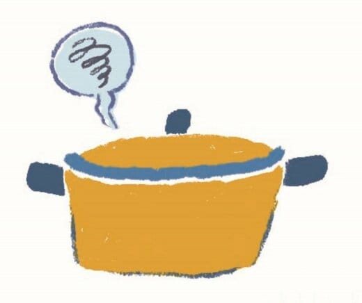 鍋のイラスト 
