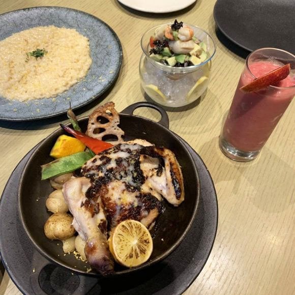 監修した柑橘メニューがレストランに