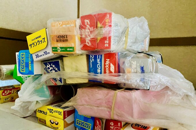 きんのさんの母親の家にある大量のストック