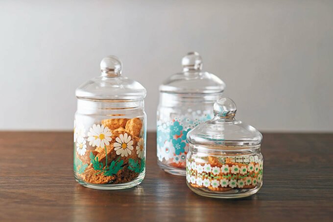 レトロ柄キャニスター