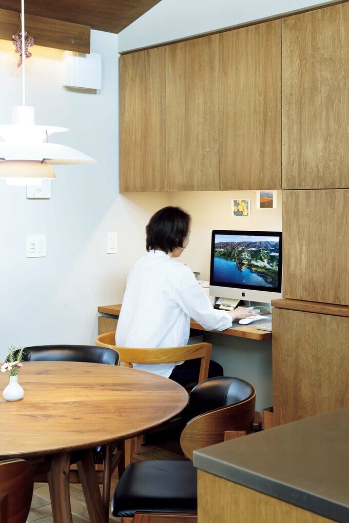 妻専用のパソコンコーナー