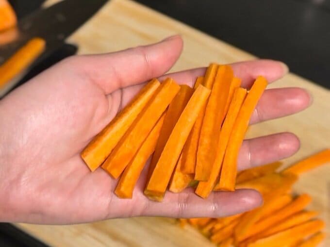 千切りニンジン