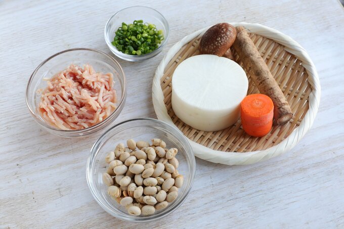 けんちん汁材料