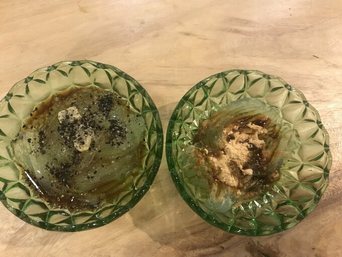 きな粉&黒蜜をかければ特製のデザートに