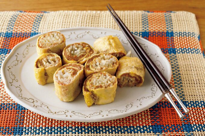 油揚げのジンジャーカレー春巻き