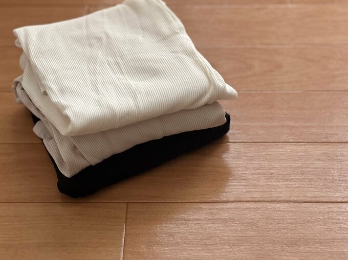 畳まれた衣服