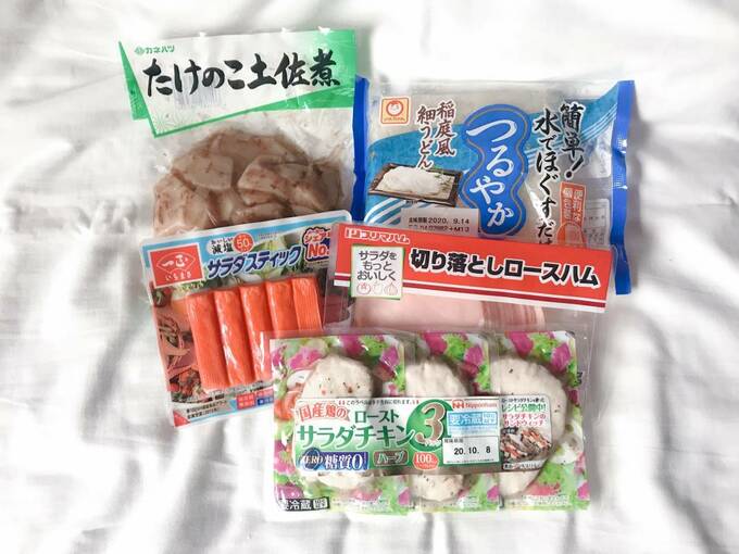 チルド麺やパウチ食材など