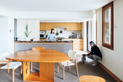 子の独立を機にマンションリノベ：50代夫婦と愛犬が自分だけの豊かな時間を持てる暮らし