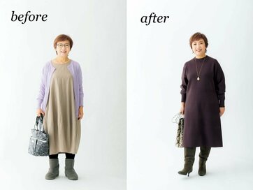 50代からのワンピース入門。ユニクロですっきり「あか抜け」見せ