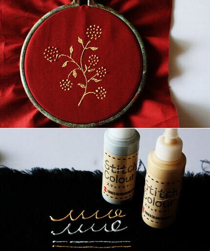 ステッチカラー刺繍図案