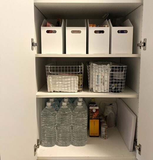 家のストック収納