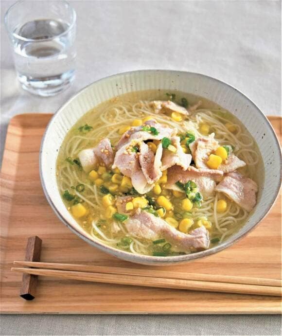 豚バラ冷やしそうめん