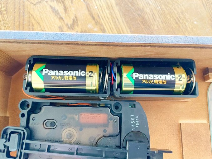 掛け時計の電池