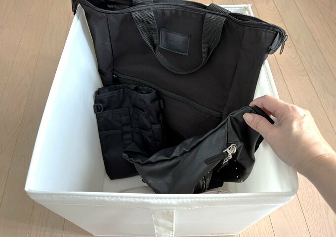 自立しないバッグ