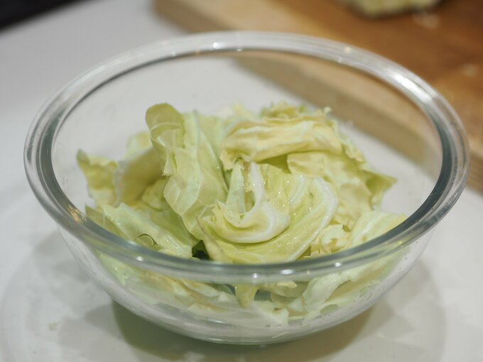 材料の春キャベツ