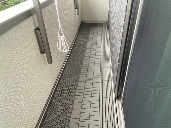 ベランダの全景