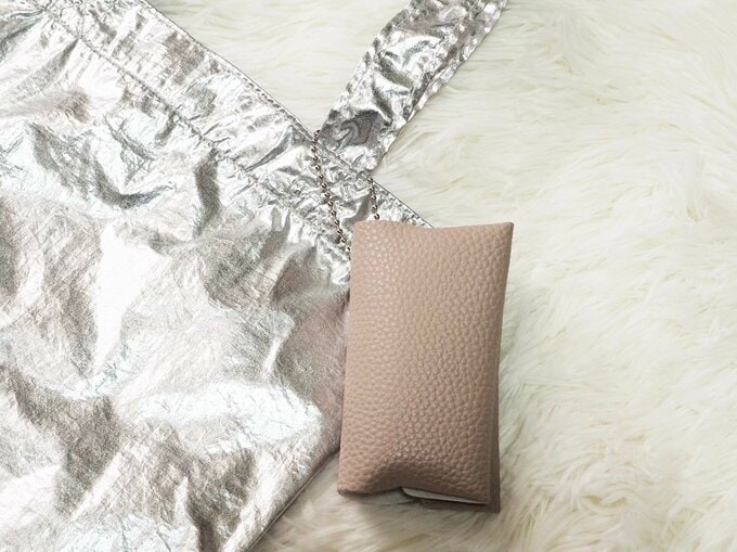 バッグに着けたようす