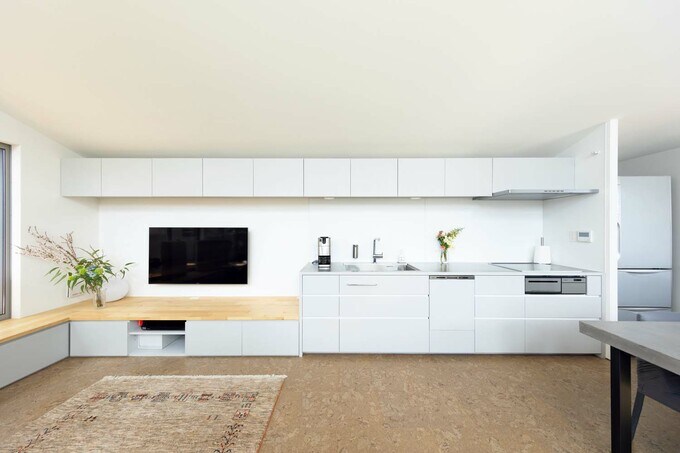 収納量豊富なキッチン