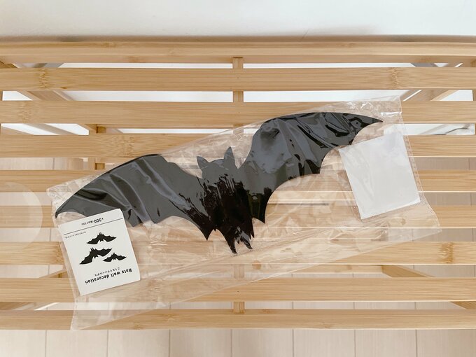 コウモリのウォールデコ