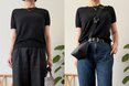 50代「ユニクロの半袖ニット」コーデ3つ。Tシャツ感覚で使えるキレイめ仕様で、思わず3色買い
