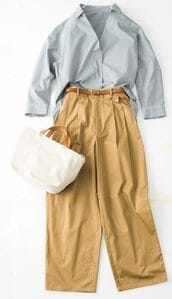 シャツ&チノパン