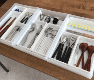 プラダンは引き出しの仕切りに最強！マステを使えばおしゃれな収納ボックスにも