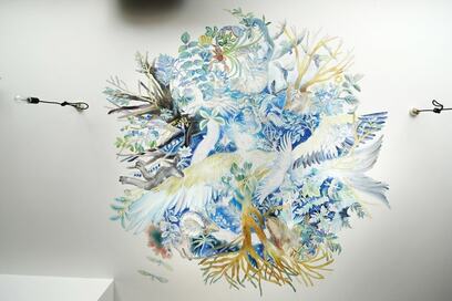 子ども部屋の天井に巨大アート!? モチーフは家族の星座