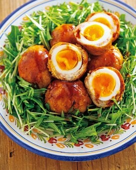 ダイエットレシピ「スコッチエッグ風照り焼き」。お弁当にもぴったり！