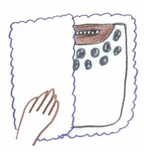 ビジューつきニットの場合